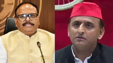 अयोध्या दौरे और राम मंदिर दर्शन को लेकर अखिलेश यादव पर बयान देते उपमुख्यमंत्री ब्रजेश पाठक।