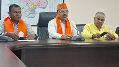 भाजपा राज्यसभा प्रत्याशी प्रकाश पाल लखनऊ में सपा और PDA को लेकर बयान देते हुए।