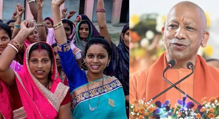मुख्यमंत्री योगी आदित्यनाथ का महिला सुरक्षा और सशक्तीकरण पर बयान, जिसमें मिशन शक्ति, यूपी पुलिस में महिला कर्मियों की बढ़ती संख्या और महिला पीएसी बटालियनों का उल्लेख है।