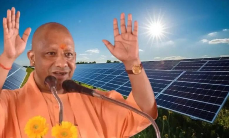 उत्तर प्रदेश में प्रधानमंत्री सूर्य घर मुफ्त बिजली योजना के तहत घरों की छतों पर लगाए गए रूफटॉप सोलर प्लांट।